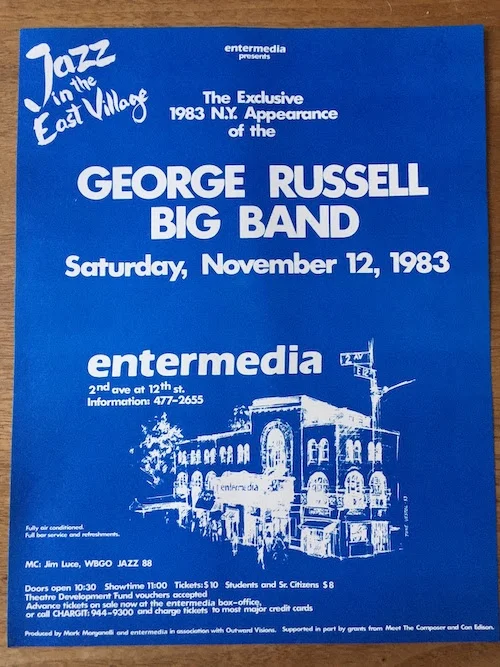 George Russell's Living Time Orchestra flyer
