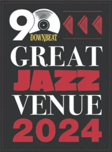 Jazz Forum Arts is Listed on Downbeat's Top 100 World Jazz Clubs - Award Poster