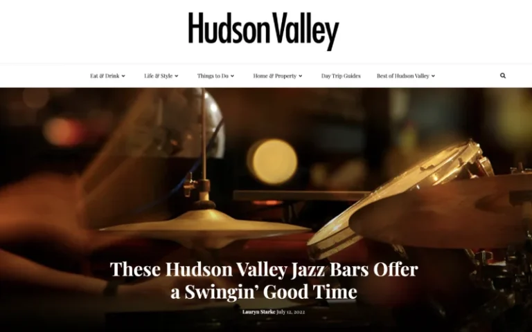 Screenshot of article from Hudson Valley Magazine