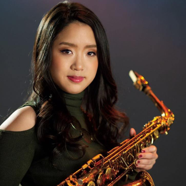 A photograph of Jazz musician Erena Terakubo