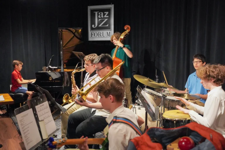 The Jazz Forum Student Ensemble playing in 2023