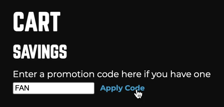 Example of adding a member discount code