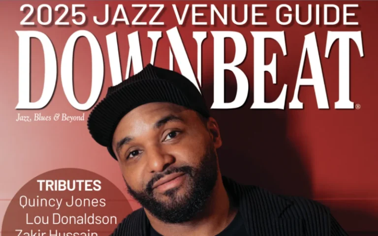 Magazine cover of DownBeat 2025 Top Jazz Venues