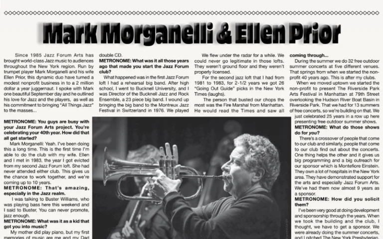 Metronome - Mark Morganelli & Ellen Prior