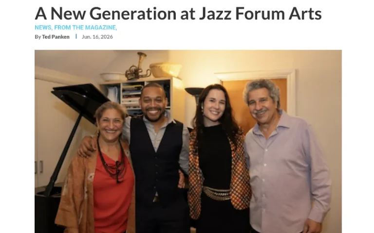 DownBeat - A New Generation at Jazz Forum Arts